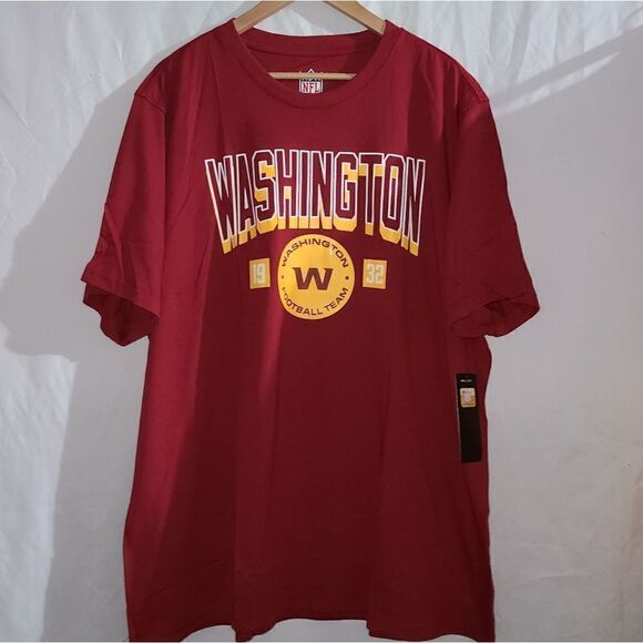 NFL Washington Football Team Maroon Short Sleeve Shirt Size 3XL - Picture 1 of 6